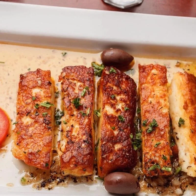 Fried Halloumi Cheese